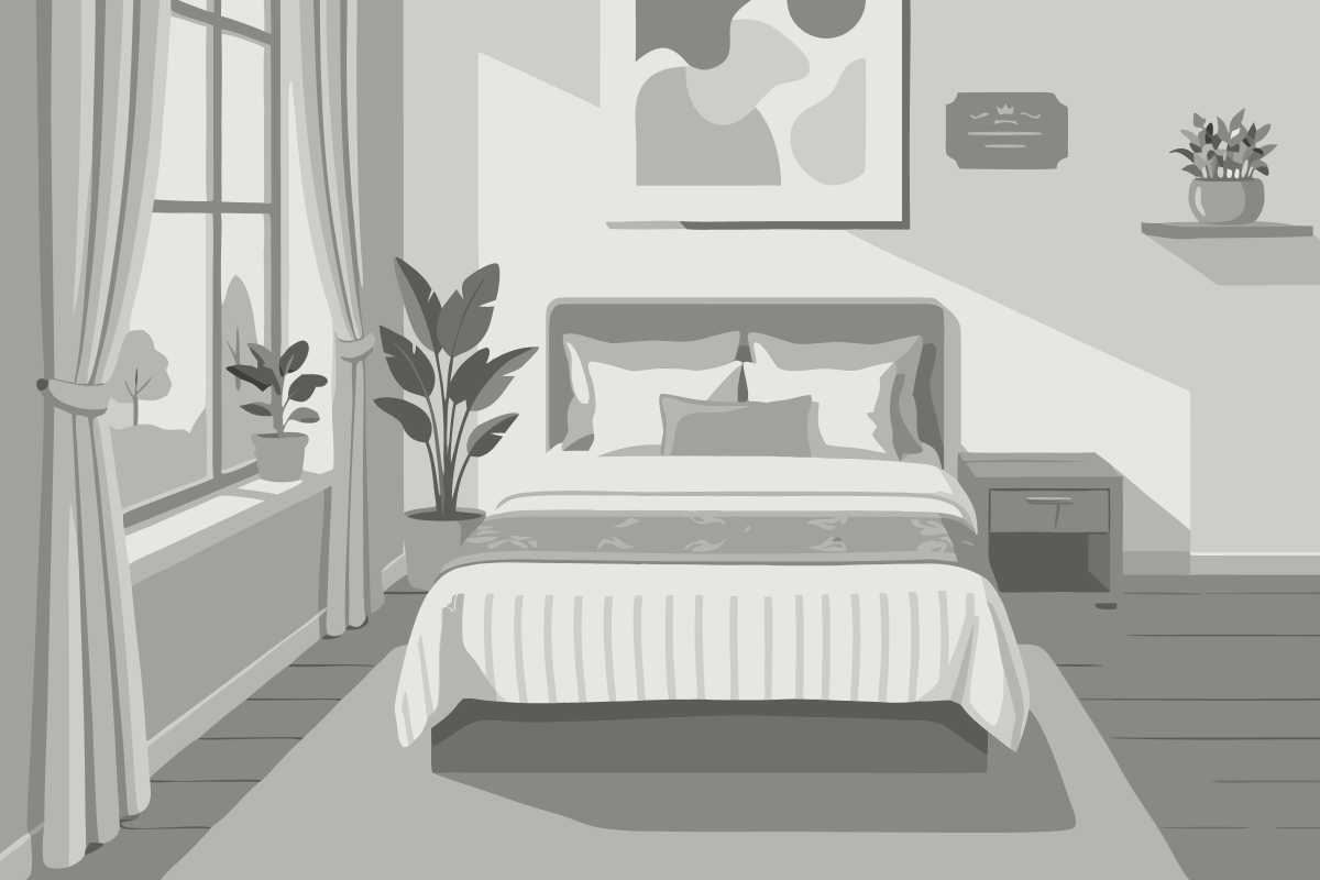 Quarto Standard com Cama de Casal ou 2 de Solteiro